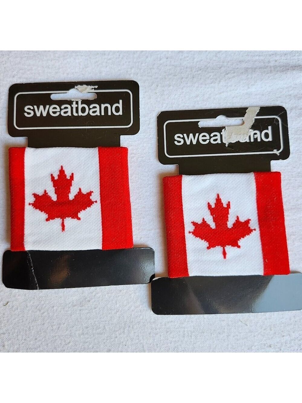 FUN Canadian Flag Arm Warmers Arm Sweat Bands BNIP Wristband